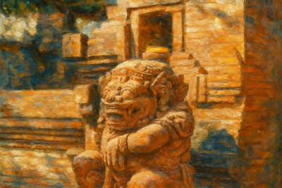 Seminyak Temple Guardian Statue, Seminyak, Indonesia