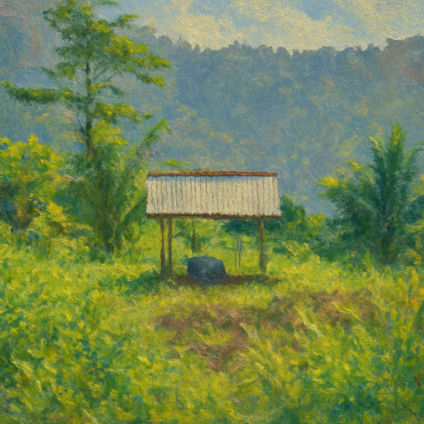 Sidemen Field Hut and Green Hills, Sidemen, Indonesia