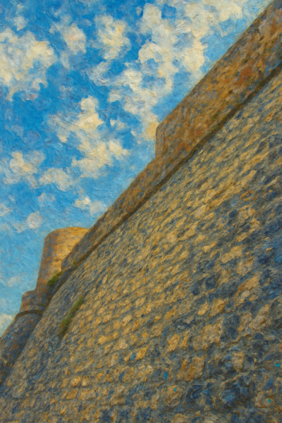Ulcinj Old Town Fortress Wall, Ulcinj, Montenegro