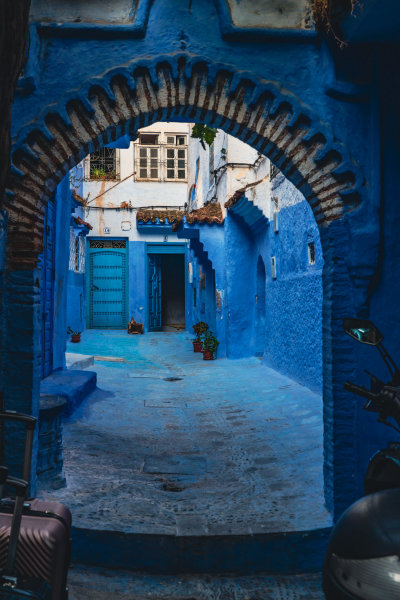 Chefchaouen, Morocco — fine art travel photography print available from Clever Tourists
