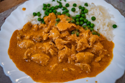Chicken paprikash (csirkepaprikás) — Budapest, Hungary