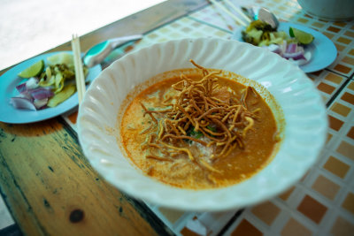 Khao soi (Northern Thai curry noodles) — Thailand