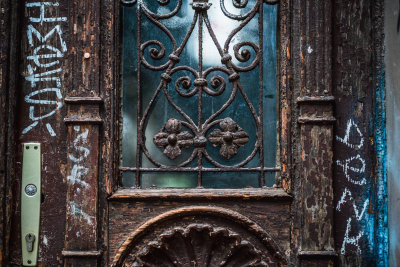 Iron Scrollwork Door, Zagreb, Croatia