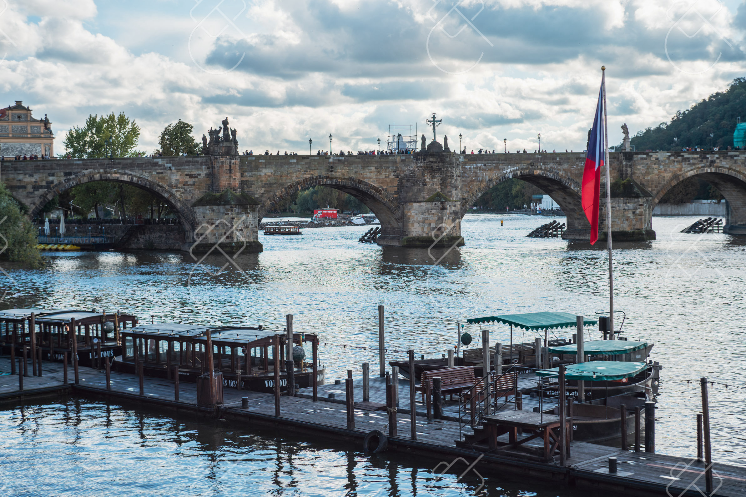 View & buy this print Charles Bridge & the Vltava — fine art travel photography print available from Clever Tourists