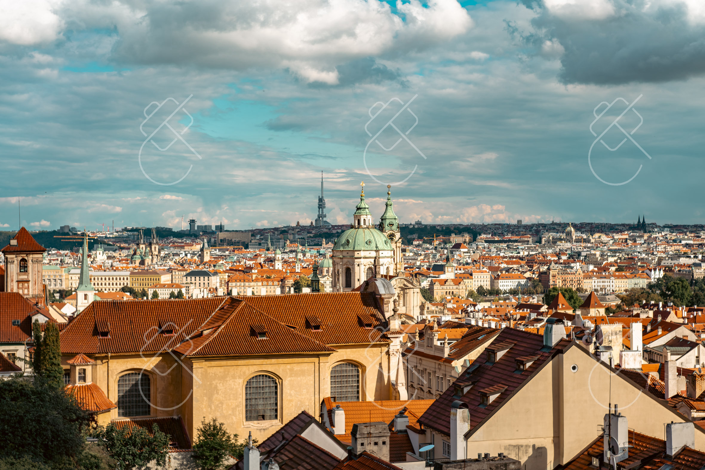 View & buy this print Old Town & the Astronomical Clock — fine art travel photography print available from Clever Tourists
