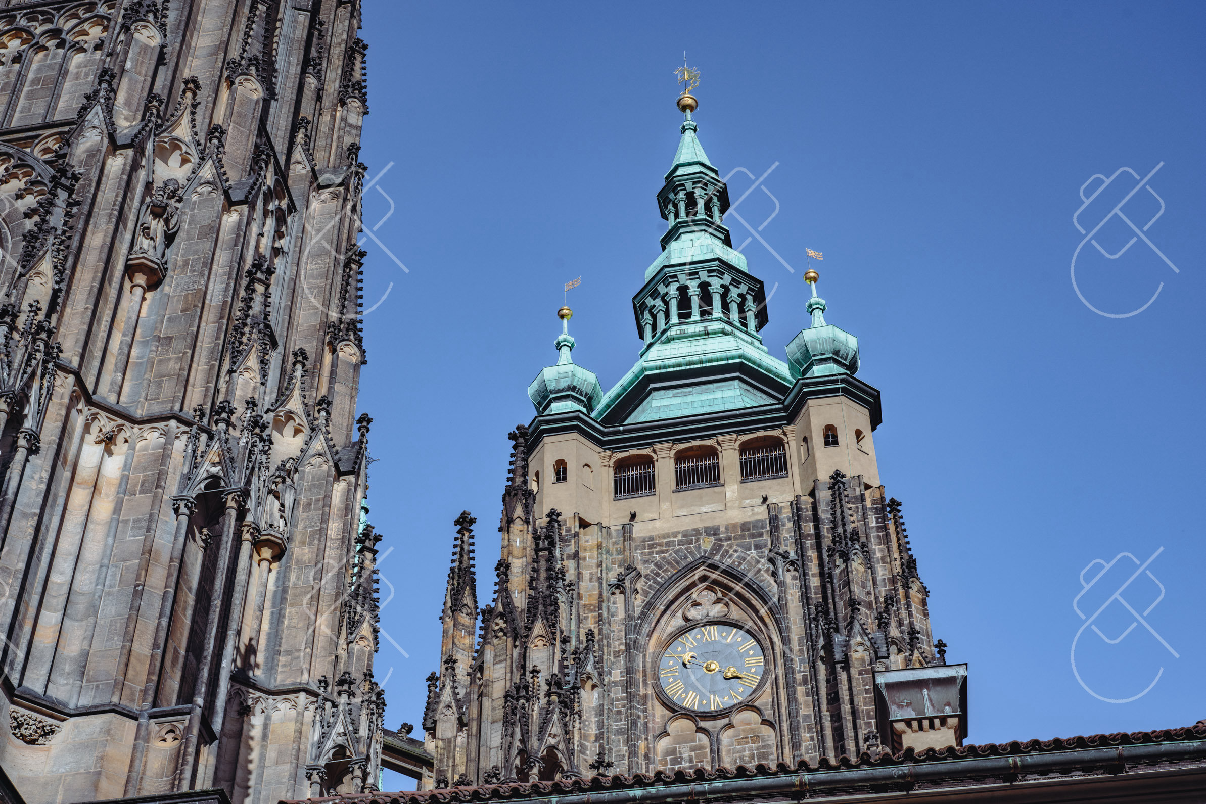 View & buy this print Malá Strana & Prague Castle — fine art travel photography print available from Clever Tourists