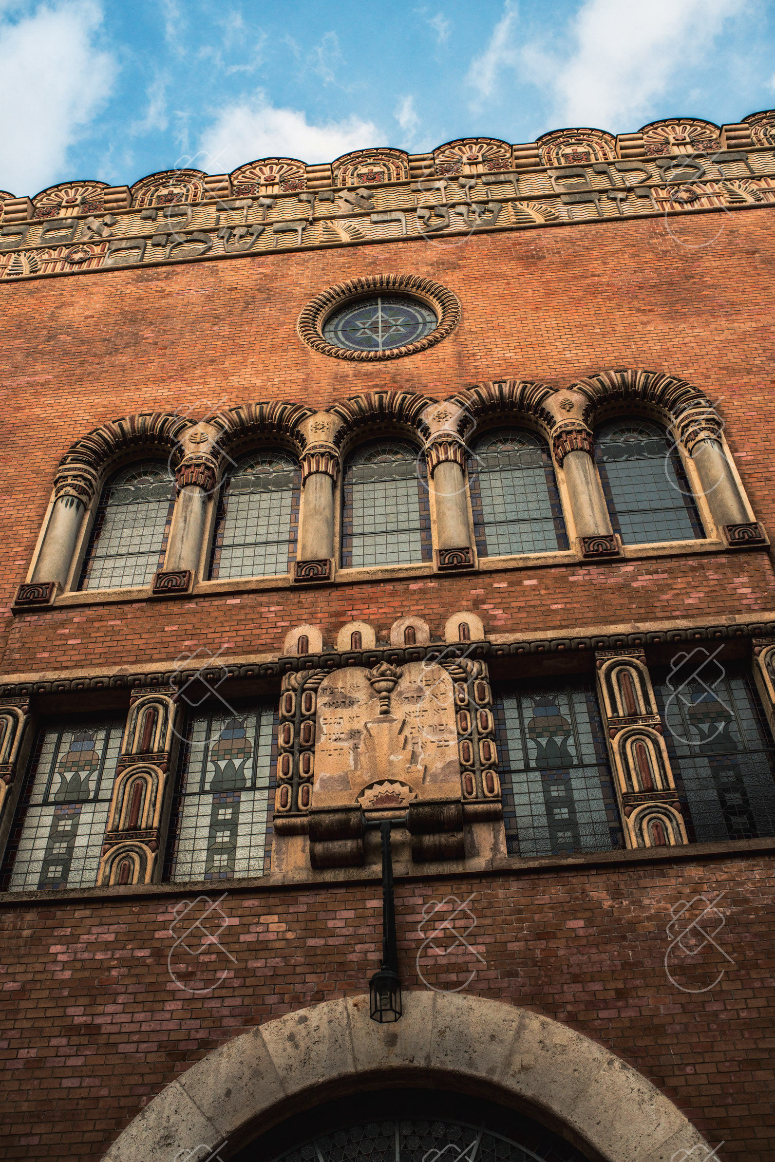 The Dohány Street Great Synagogue facade — Budapest, fine art travel photography print available from Clever Tourists