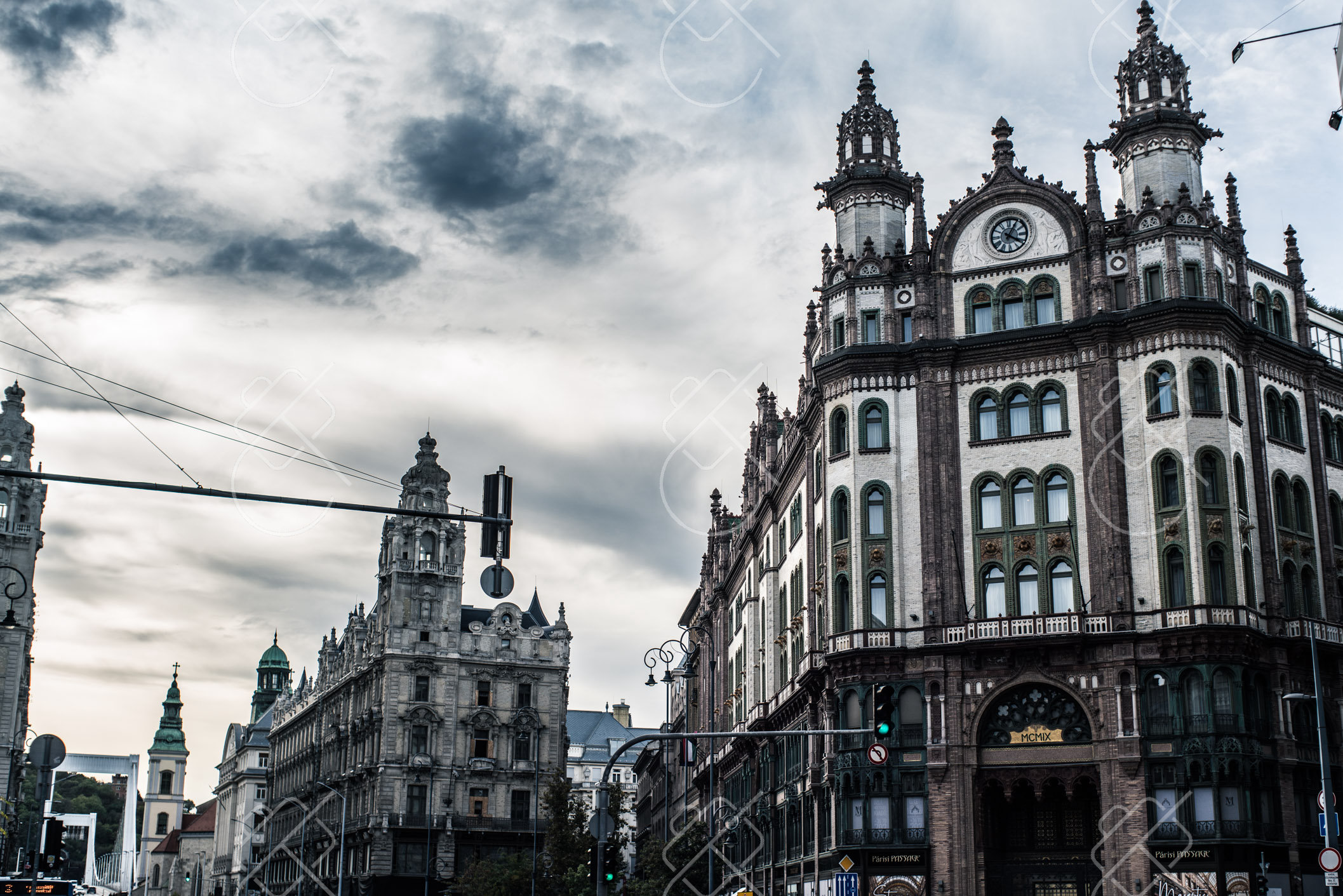 Andrássy Avenue, City Park & the Baths — fine art travel photography print available from Clever Tourists