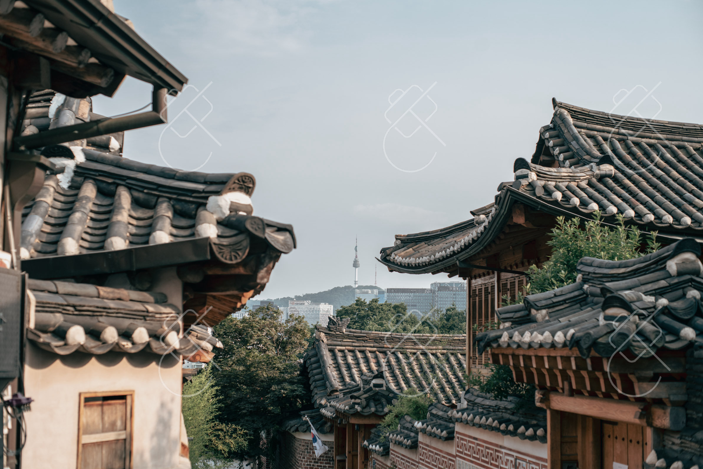 View & buy this print Bukchon & Samcheong-dong — fine art travel photography print available from Clever Tourists